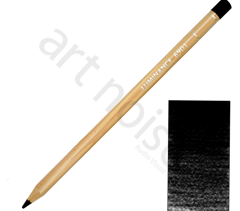 Caran d'Ache - Luminance Coloured Pencil - Black, White and Greys - Art Noise