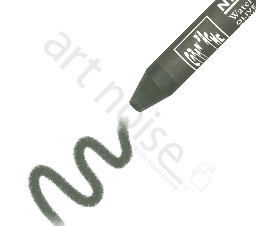 Caran d'Ache - Classic Neocolor II Water Soluble Wax Crayon - Black, White and Greys - Art Noise