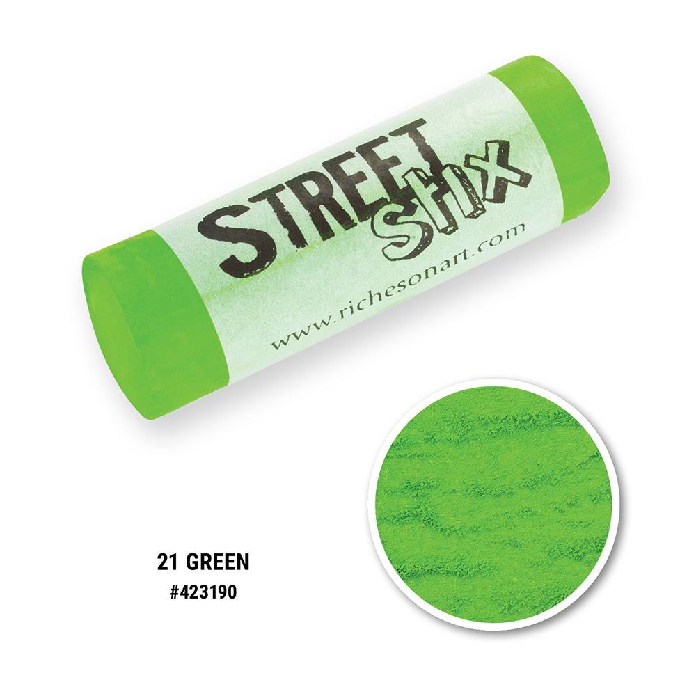 Jack Richeson - Street Stix - 021 Green - Art Noise Jack Richeson - Street Stix - 021 Green Jack Richeson Pastels art-noise.myshopify.com jack-richeson-street-stix-021-green
