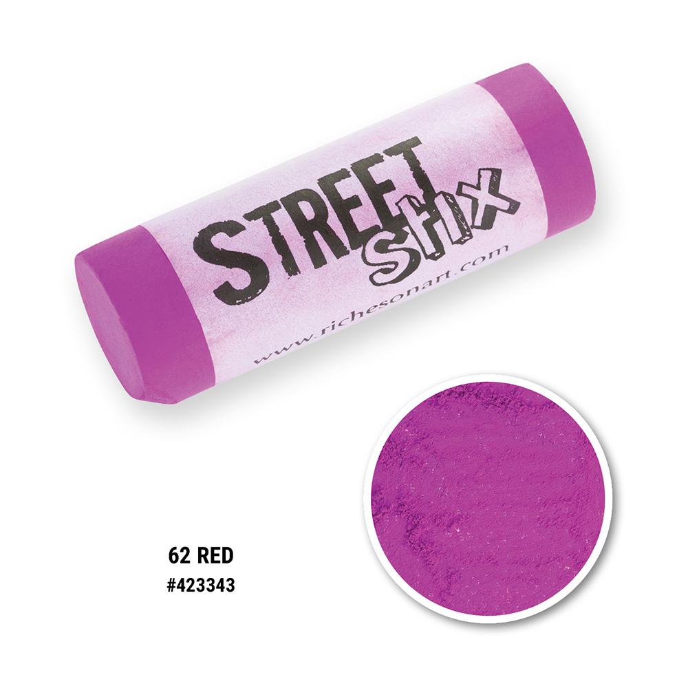 Jack Richeson - Street Stix - 062 Red - Art Noise