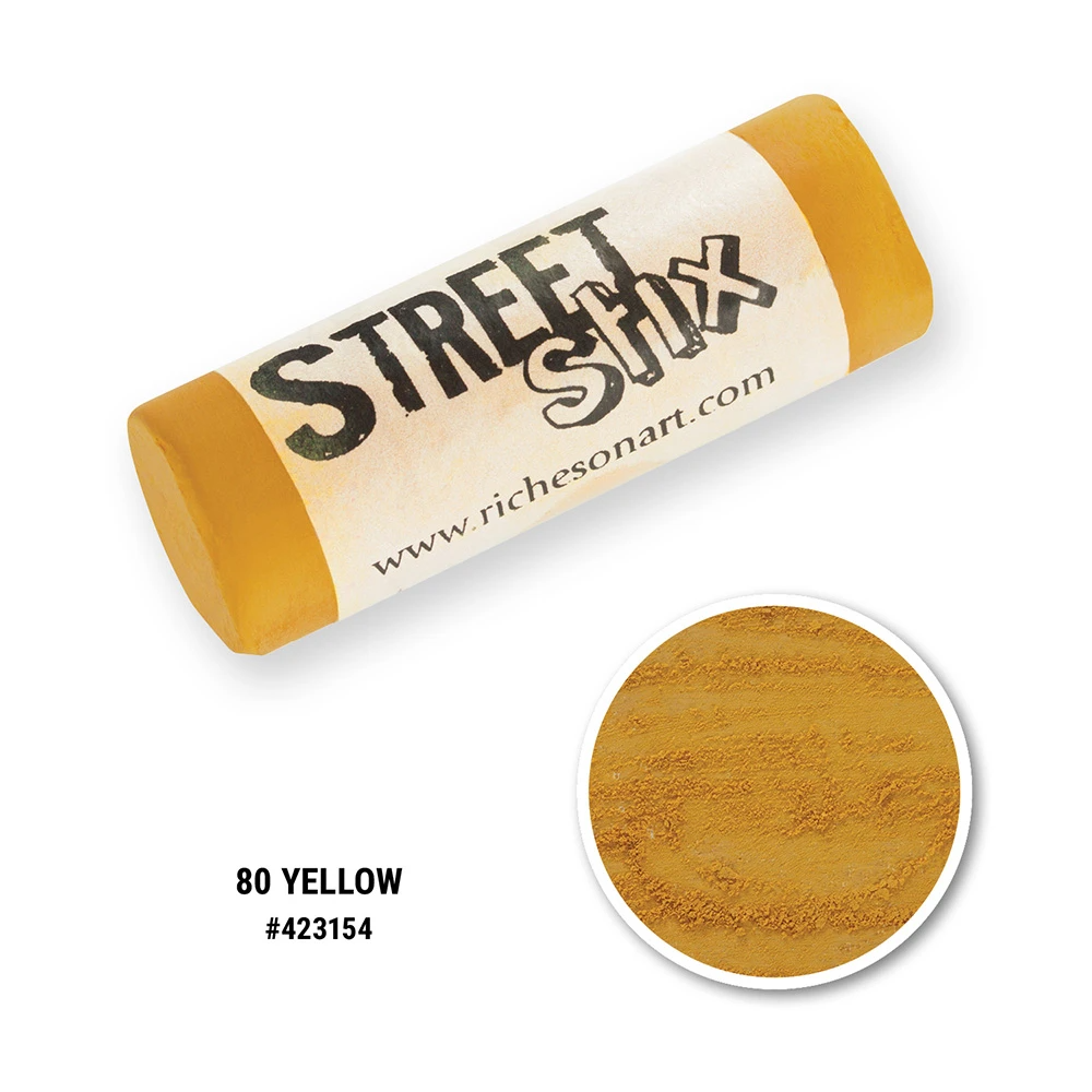 Jack Richeson - Street Stix - 080 Yellow - Art Noise Jack Richeson - Street Stix - 080 Yellow Jack Richeson Pastels art-noise.myshopify.com jack-richeson-street-stix-080-yellow