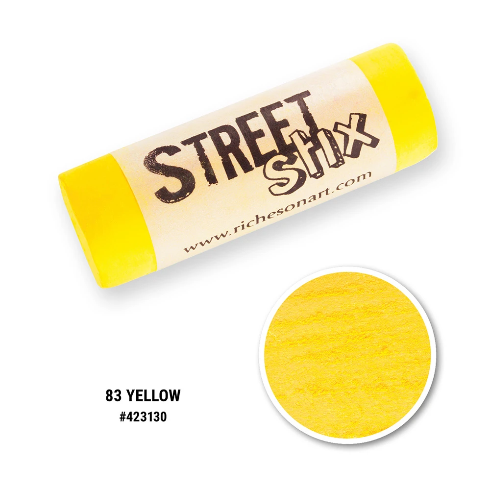 Jack Richeson - Street Stix - 083 Yellow - Art Noise Jack Richeson - Street Stix - 083 Yellow Jack Richeson Pastels art-noise.myshopify.com jack-richeson-street-stix-083-yellow