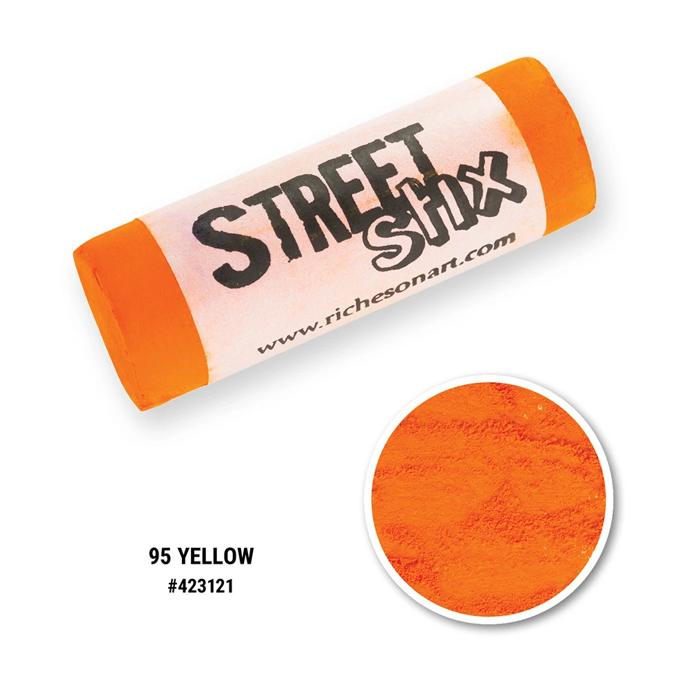 Jack Richeson - Street Stix - 095 Yellow - Art Noise Jack Richeson - Street Stix - 095 Yellow Jack Richeson Pastels art-noise.myshopify.com jack-richeson-street-stix-095-yellow
