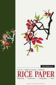 Jack Richeson - Rice Paper Pad 12"x18" - Art Noise Jack Richeson - Rice Paper Pad 12"x18" Jack Richeson Paper Pads art-noise.myshopify.com jack-richeson-rice-paper-pad-12x18