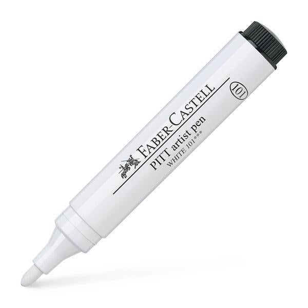 Faber-Castell - PITT Artist Pen - Big Brush tip - 101 White (4438873342039)
