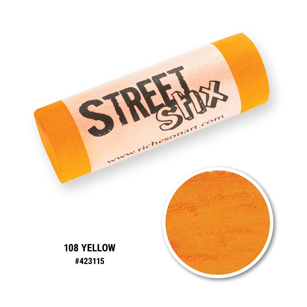 Jack Richeson - Street Stix - 108 Yellow - Art Noise