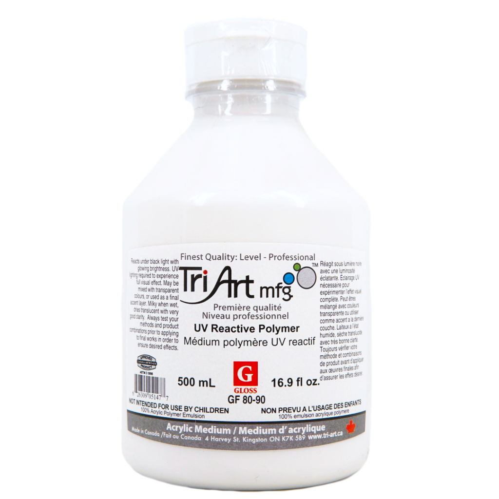 Tri-Art Mediums - UV Reactive Polymer Gloss - Art Noise Tri-Art Mediums - UV Reactive Polymer Gloss Tri-Art Acrylic Mediums Acrylic Mediums art-noise.myshopify.com tri-art-mediums-uv-reactive-polymer-gloss