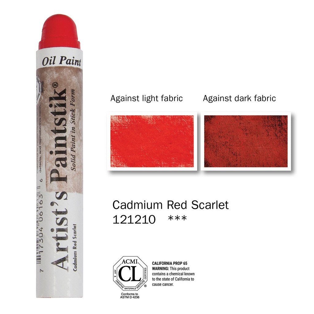 Jack Richeson - Shiva Paintstik - Cadmium Red Scarlet - Art Noise