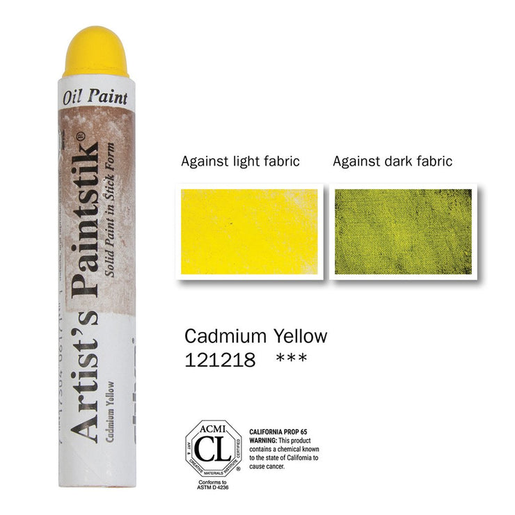 Jack Richeson - Shiva Paintstik - Cadmium Yellow - Art Noise