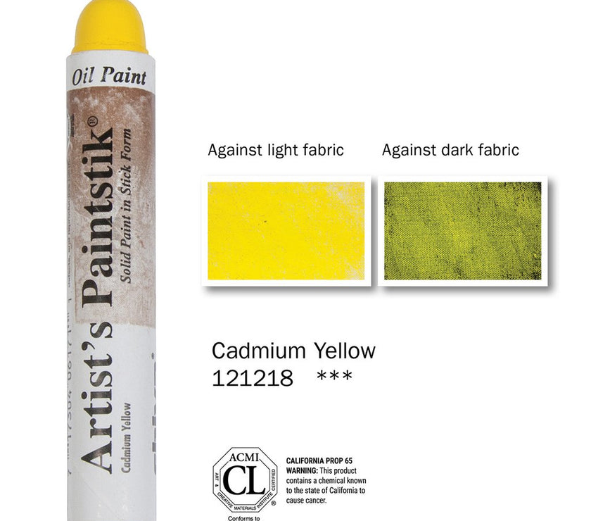 Jack Richeson - Shiva Paintstik - Cadmium Yellow - Art Noise