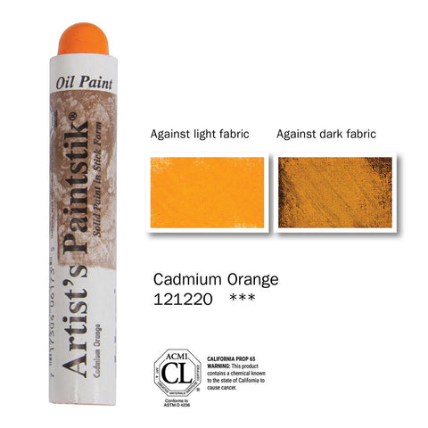 Jack Richeson - Shiva Paintstik - Cadmium Orange - Art Noise