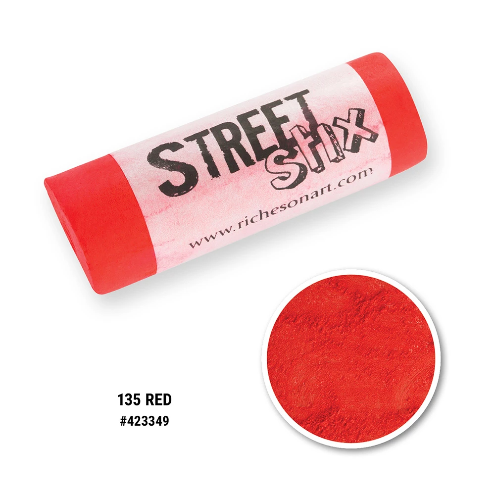 Jack Richeson - Street Stix - 135 Red - Art Noise