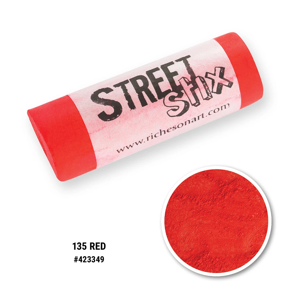 Jack Richeson - Street Stix - 135 Red (4546989031511)