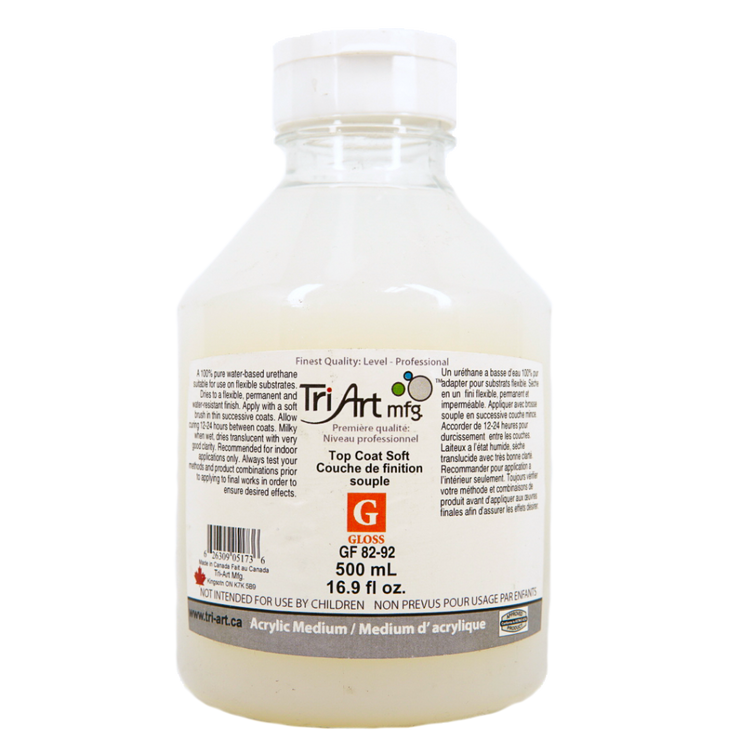 Tri-Art Mediums - Top Coat Soft Gloss - Art Noise