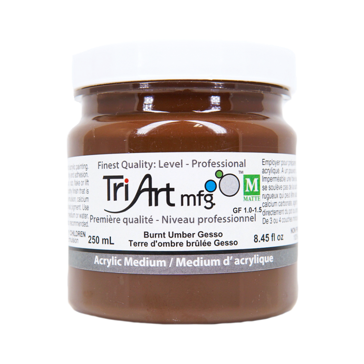 Tri-Art Mediums - Burnt Umber Gesso - Art Noise