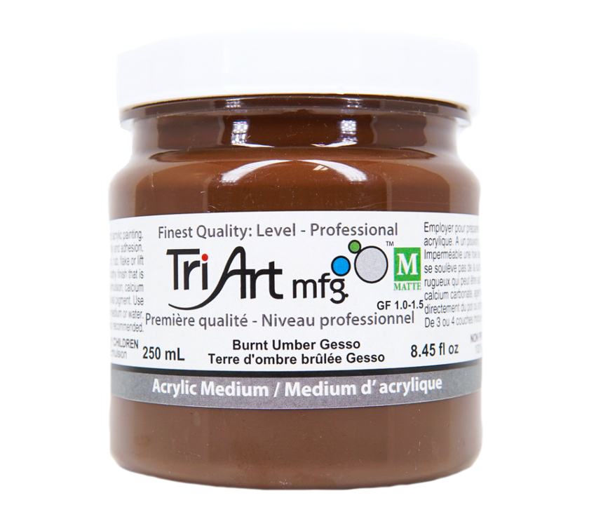 Tri-Art Mediums - Burnt Umber Gesso - Art Noise