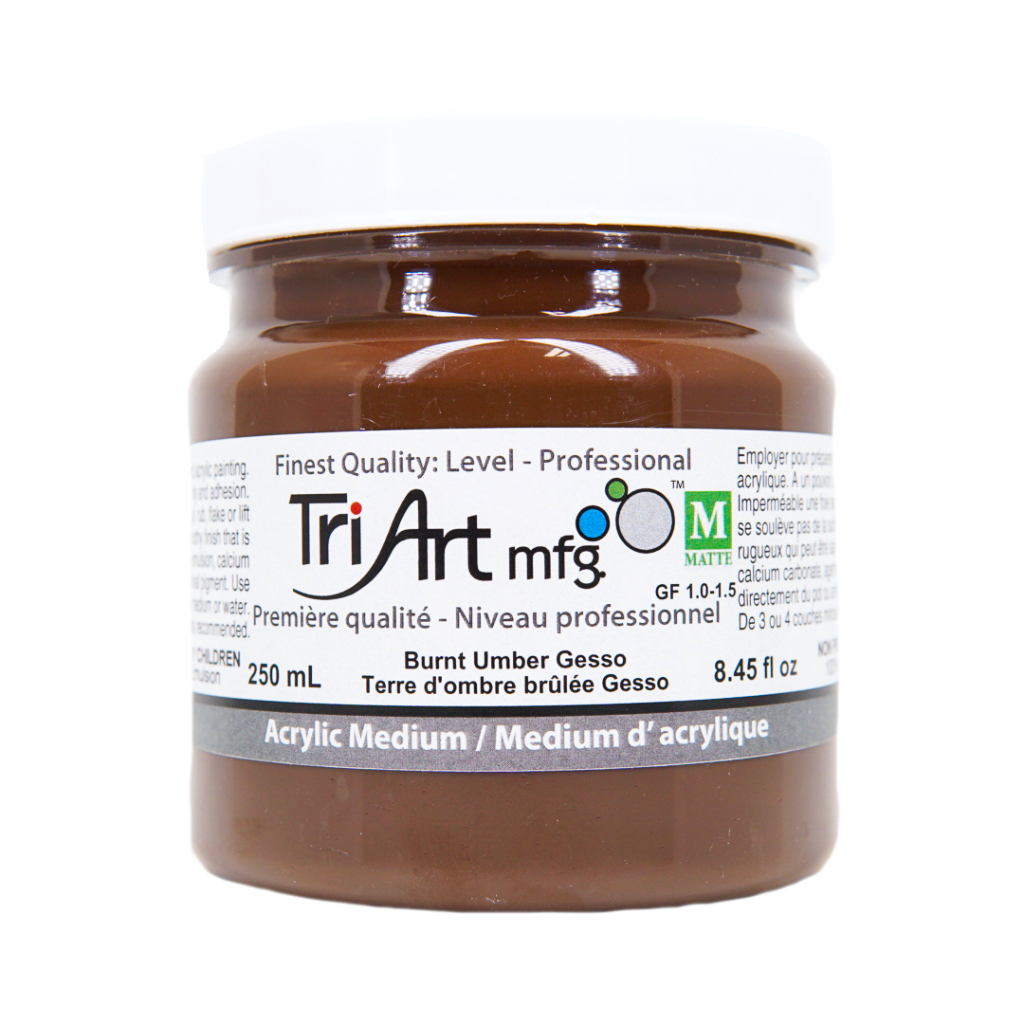 Tri-Art Mediums - Burnt Umber Gesso - Art Noise