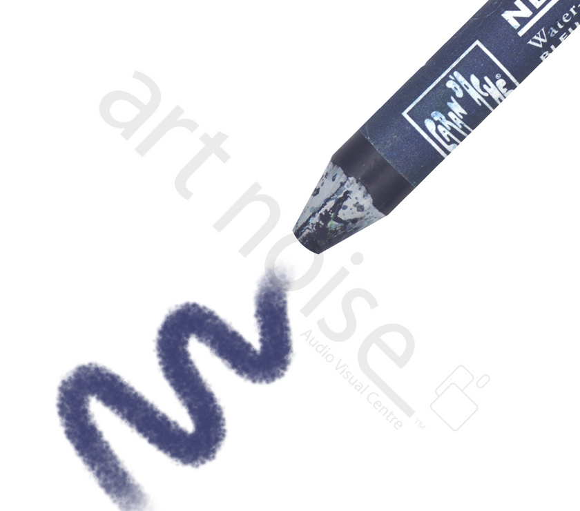 Caran d'Ache - Classic Neocolor II Water Soluble Wax Crayon - Blues and Greens - Art Noise
