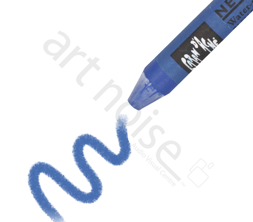 Caran d'Ache - Classic Neocolor II Water Soluble Wax Crayon - Blues and Greens - Art Noise