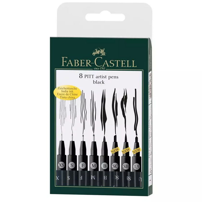 Faber-Castell - Pitt Artist Pen - Assorted Tips Sets - Art Noise