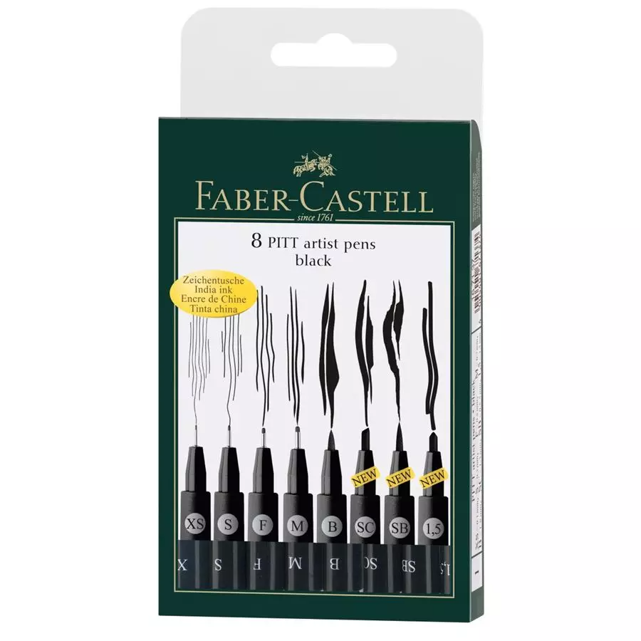 Faber-Castell - Pitt Artist Pen - Assorted Tips Sets - Art Noise