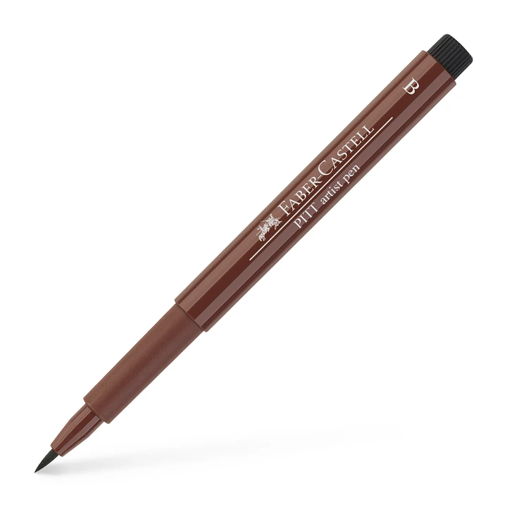 Faber-Castell - PITT artist pen - Brush tip - 169 Caput Mortuum (4438879240279)