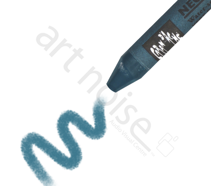 Caran d'Ache - Classic Neocolor II Water Soluble Wax Crayon - Blues and Greens - Art Noise