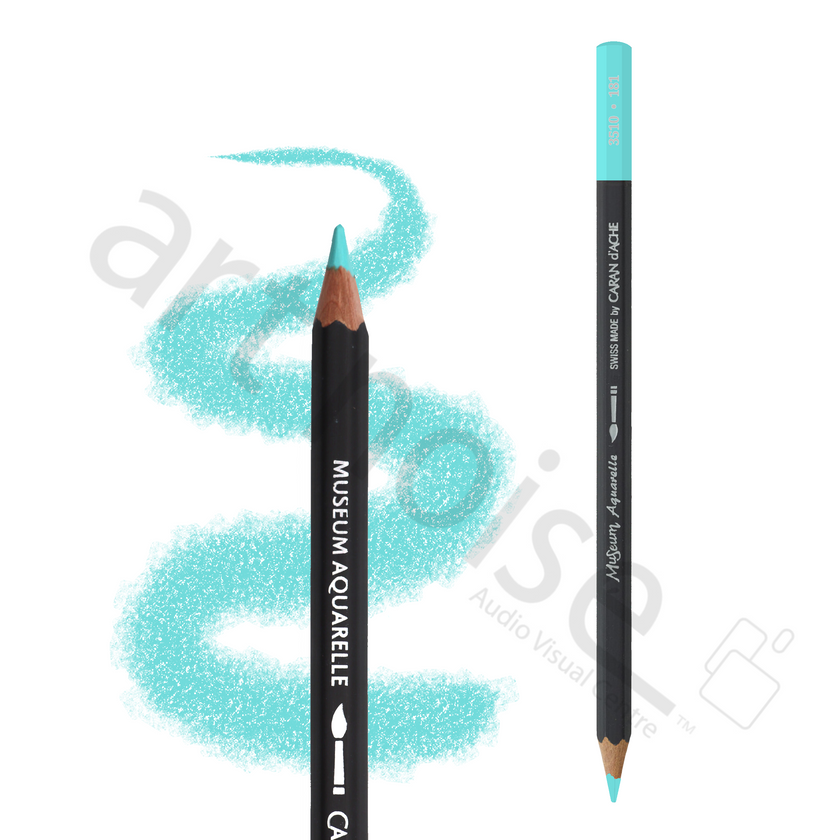 Caran d'Ache - Museum Watercolour Pencil - Blues & Greens - Art Noise