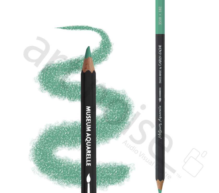 Caran d'Ache - Museum Watercolour Pencil - Blues & Greens - Art Noise