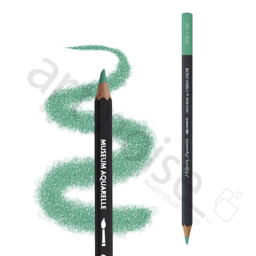 Caran d'Ache - Museum Watercolour Pencil - Blues & Greens - Art Noise