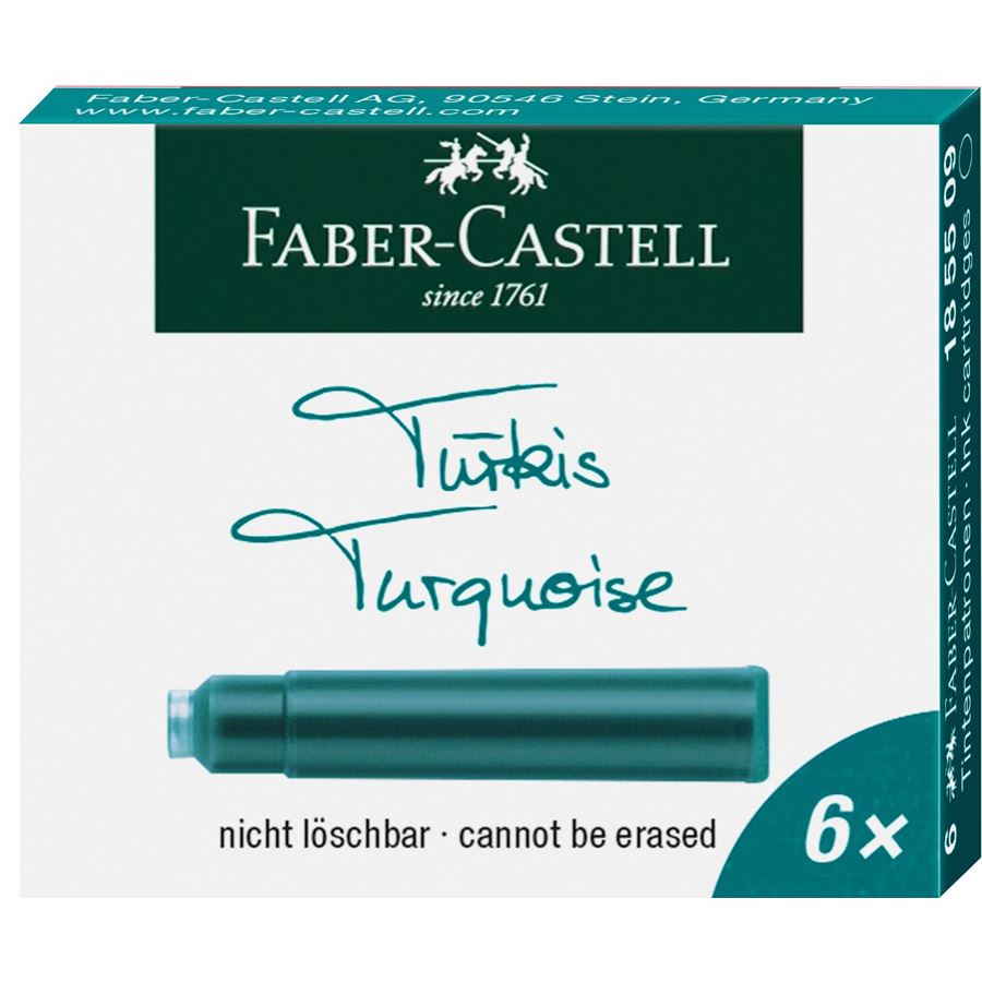 Faber-Castell - Standard Fountain Pen Refill Cartidges - Art Noise Faber-Castell - Standard Fountain Pen Refill Cartidges Faber-Castell Fountain Pens art-noise.myshopify.com faber-castell-standard-fountain-pen-refill-cartidges