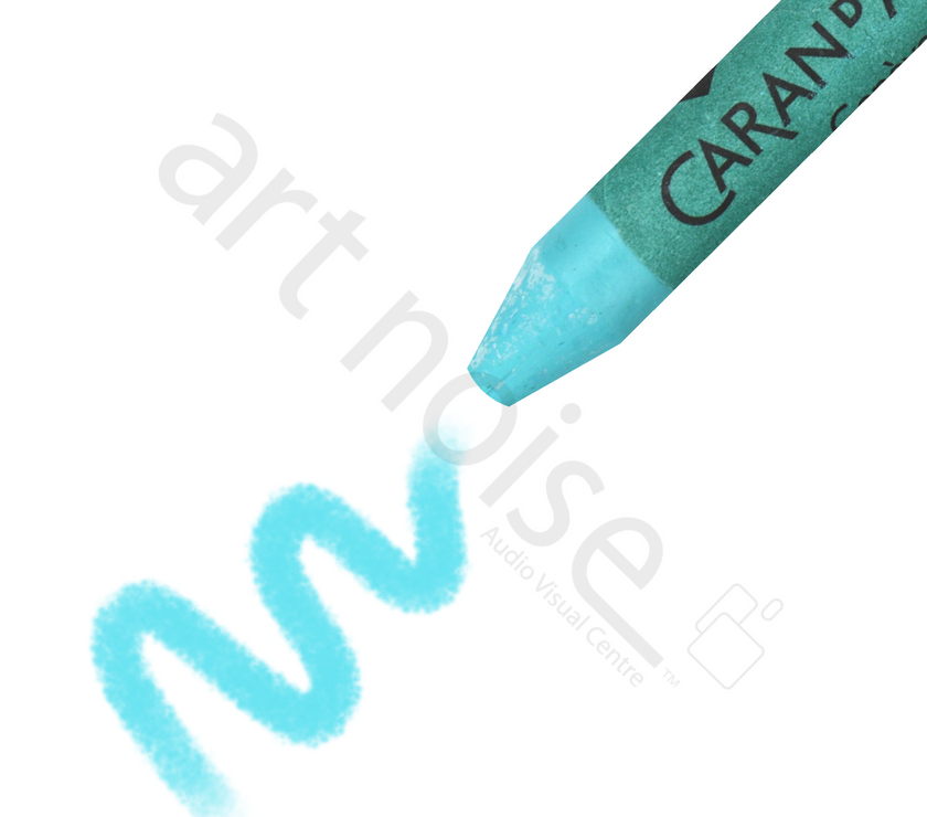 Caran d'Ache - Classic Neocolor II Water Soluble Wax Crayon - Blues and Greens - Art Noise
