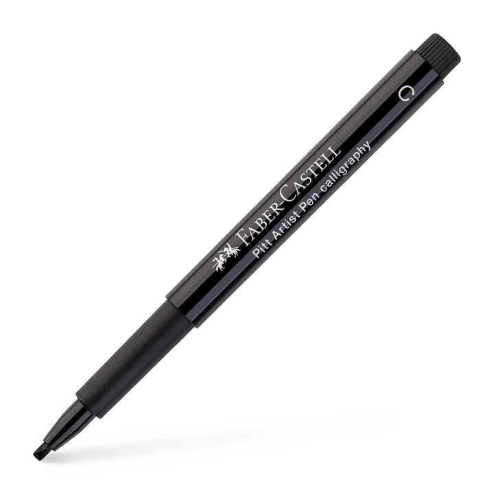 Faber-Castell - Pitt Artist Pen - Calligraphy Chisel tip - Individual Marker - Art Noise