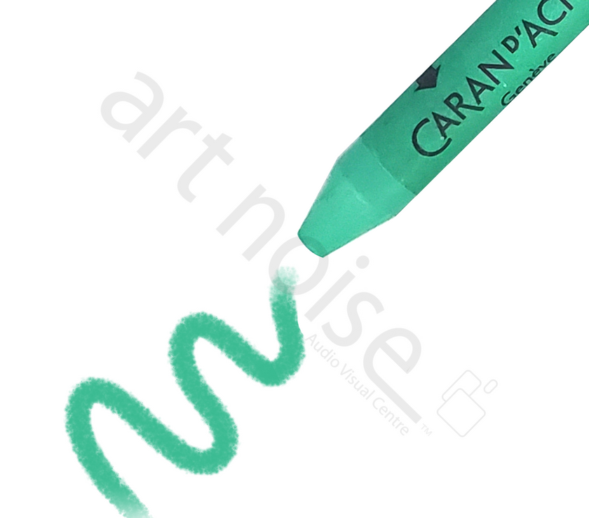 Caran d'Ache - Classic Neocolor II Water Soluble Wax Crayon - Blues and Greens - Art Noise