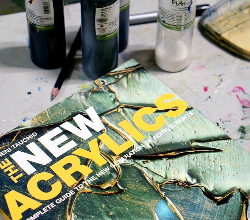 New Acrylics Book by Rheni Tauchid - Art Noise