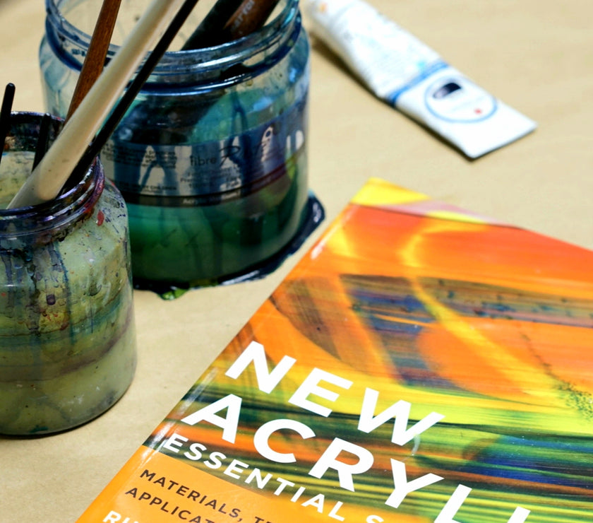 New Acrylics Essential Sourcebook by Rheni Tauchid - Art Noise