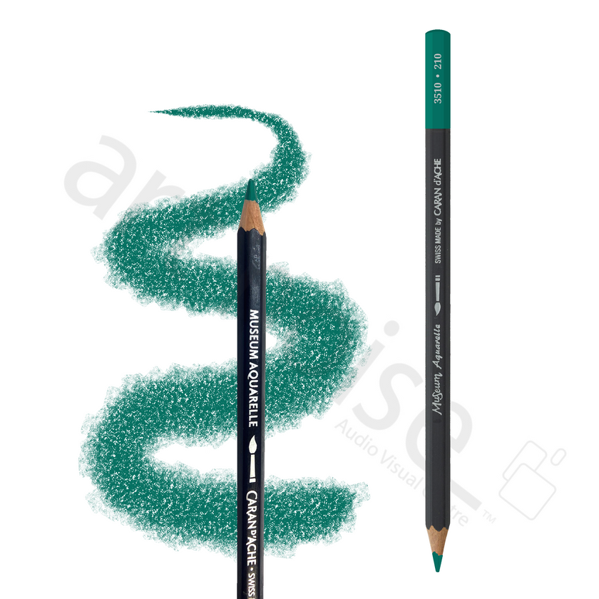 Caran d'Ache - Museum Watercolour Pencil - Blues & Greens - Art Noise