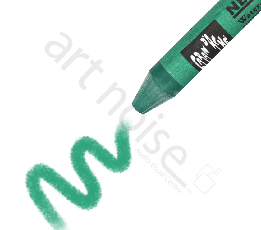 Caran d'Ache - Classic Neocolor II Water Soluble Wax Crayon - Blues and Greens - Art Noise