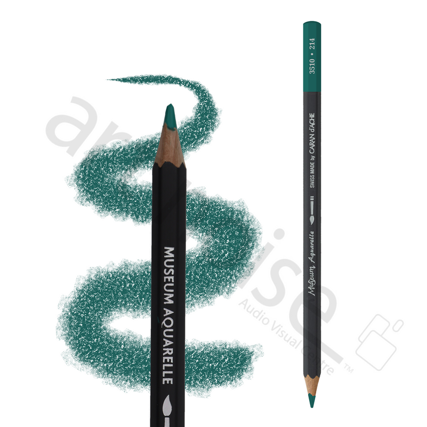 Caran d'Ache - Museum Watercolour Pencil - Blues & Greens - Art Noise