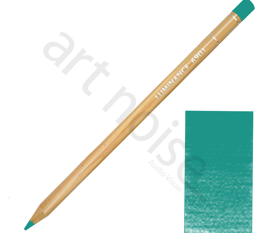 Caran d'Ache - Luminance Coloured Pencil - Greens and Blues - Art Noise