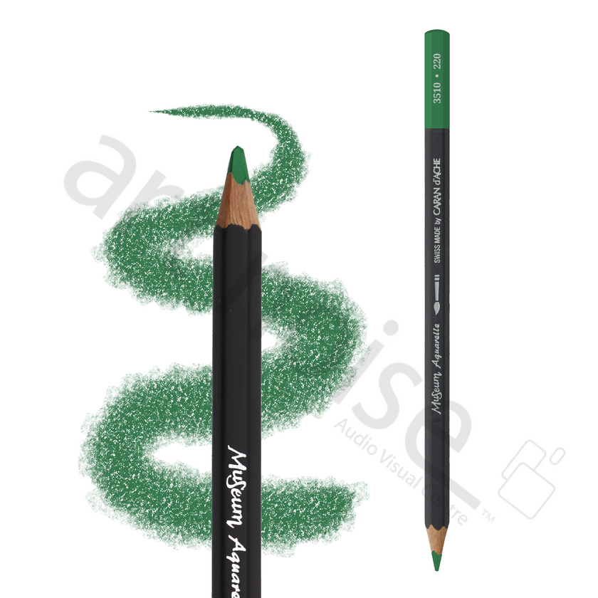 Caran d'Ache - Museum Watercolour Pencil - Blues & Greens - Art Noise
