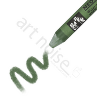 Caran d'Ache - Classic Neocolor II Water Soluble Wax Crayon - Blues and Greens - Art Noise