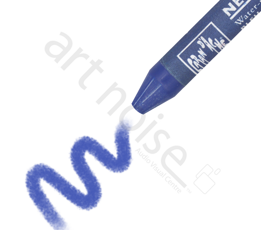Caran d'Ache - Classic Neocolor II Water Soluble Wax Crayon - Blues and Greens - Art Noise