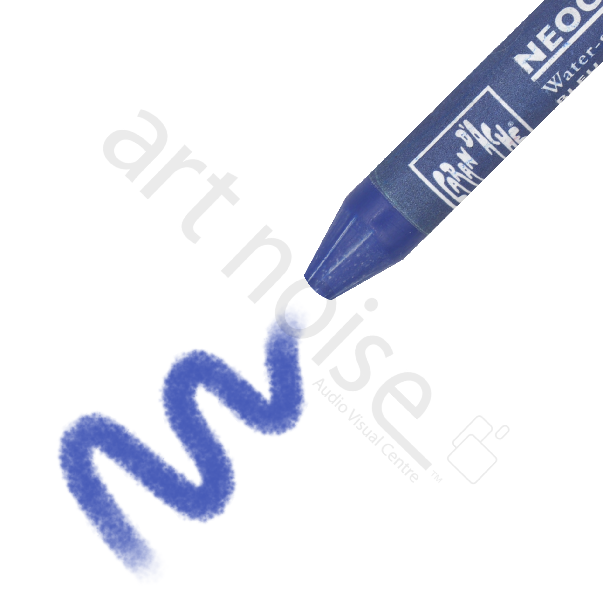 Caran d'Ache - Classic Neocolor II Water Soluble Wax Crayon - Blues an -  Art Noise