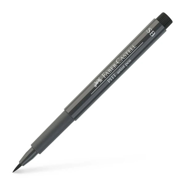 Faber-Castell - Pitt Artist Pen - Soft Brush tip - Individual Marker - Art Noise