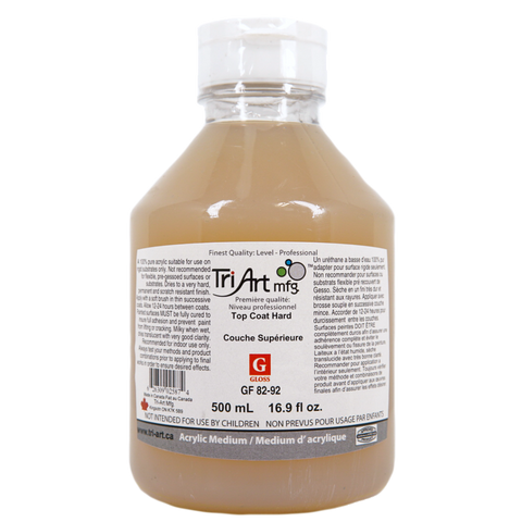 Tri-Art Mediums - Top Coat Hard Gloss - Art Noise Tri-Art Mediums - Top Coat Hard Gloss Tri-Art Acrylic Mediums Acrylic Mediums art-noise.myshopify.com tri-art-mediums-top-coat-hard-gloss