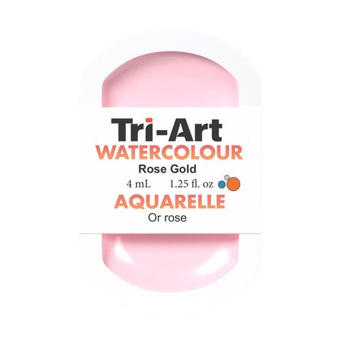 Tri-Art Water Colour Pans - Rose Gold - 4 mL - Art Noise