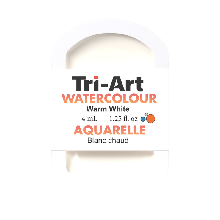 Tri-Art Water Colour Pans - Warm White - 4 mL - Art Noise