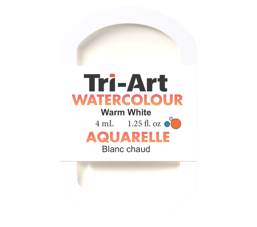 Tri-Art Water Colour Pans - Warm White - 4 mL - Art Noise