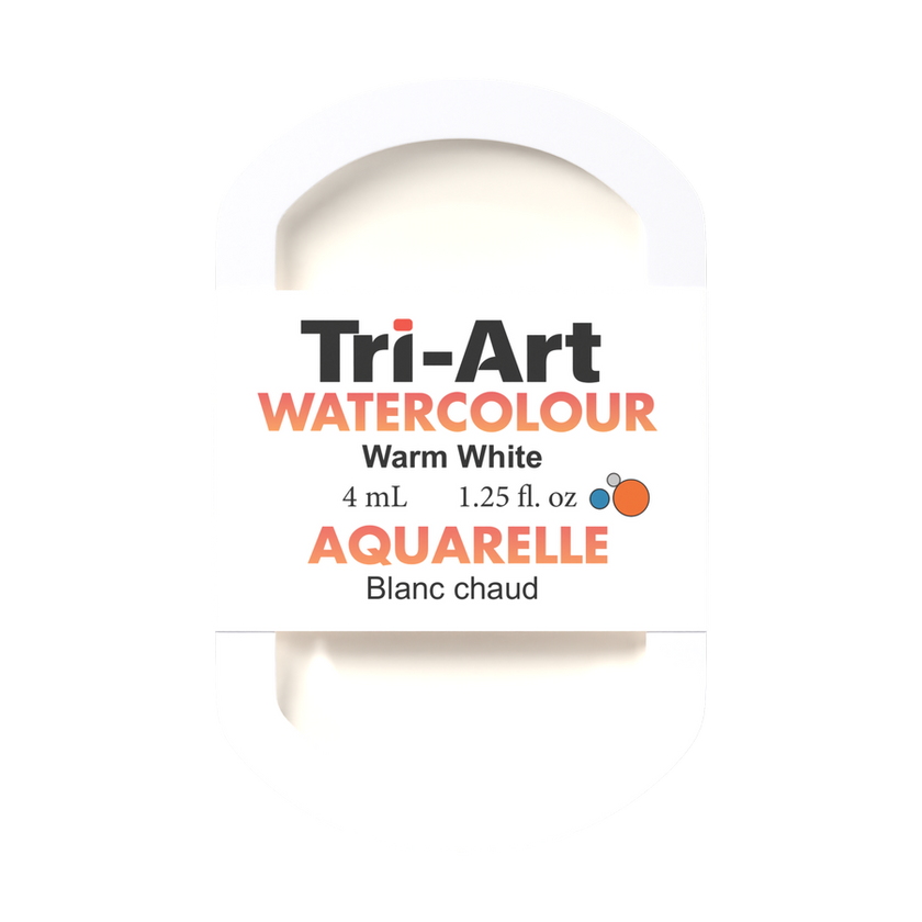 Tri-Art Water Colour Pans - Warm White - 4 mL - Art Noise